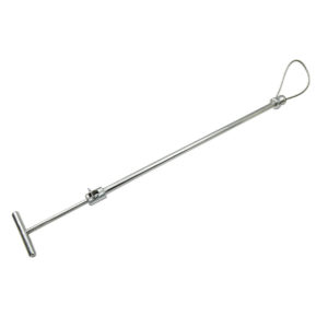 DÉTENTEUR POUR PORCS AVEC POIGNÉE EN MÉTAL AUTO-BLOQUANTE 60 CM