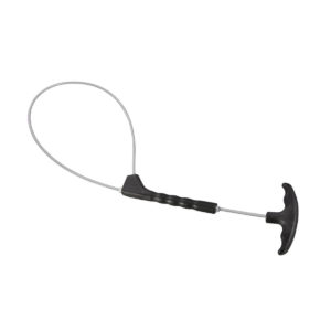 DÉTENTEUR POUR PORCS COURT AVEC POIGNÉE EN PLASTIQUE NOIR