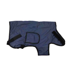 COPERTA IMPERMEABILE PER VITELLI 72 CM A FORMA ANATOMICA ESTERNO IN OXFORD 600 INTERNO IN  POLYFILL CON CHIUSURA IN VELCRO