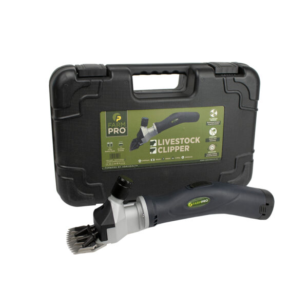 TOSATRICE ELETTRICA PER OVINI E BOVINI FARMPRO BRUSHLESS A BATTERIA LI-ION