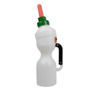 BOTTIGLIA ERGONOMICA PER ALLATTAMENTO VITELLI “VARIO GE” 2,5 L CON VALVOLA E MANICO ESTERNO