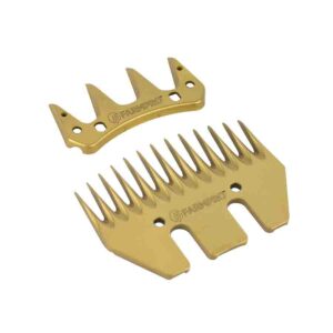 SET DI PETTINE E CONTROPETTINE “FARMPRO” PER TOSATRICI ELETTRICHE (13 + 4) TUNGSTENO