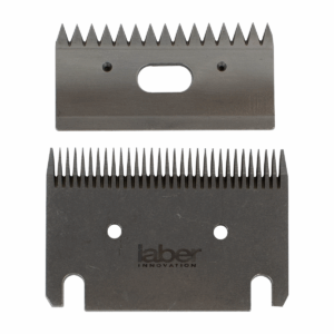 SET PETTINE E CONTROPETTINE “IABER” PER TOSATRICE ELETTRICA PER BOVINI ED EQUINI 15 + 18 (3 MM)