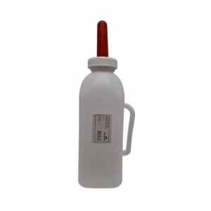 BOTTIGLIA PER ALLATTAMENTO VITELLI 2L CON TETTARELLA ROSSA “BA-FEED”