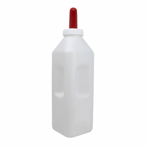 BOTTIGLIA ALLATTAMENTO VITELLI 3 LT CON MANICO INTERNO E TETTARELLA ROSSA “BA-FEED”