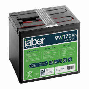 BATTERIA ALCALINA 9 VOLT 170 Ah IABER